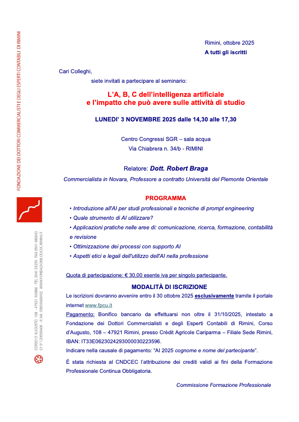 L’A, B, C dell’intelligenza artificiale e l’impatto che può avere sulle attività di studio
